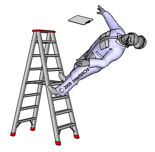 clipart man falling off ladder - photo #30