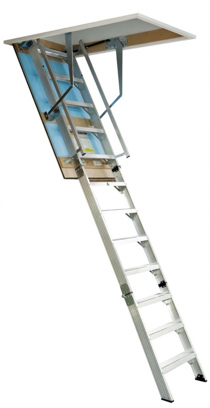 Attic pull down ladder