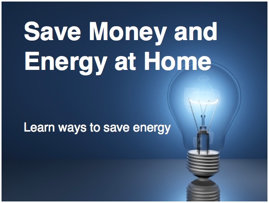 Save Money and Energy at Home
