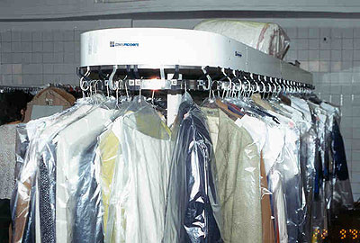 Dry cleaning is a method by which clothes and fabrics are cleaned with