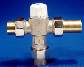 Anti-scald valves are used to regulate water temperature in buildings