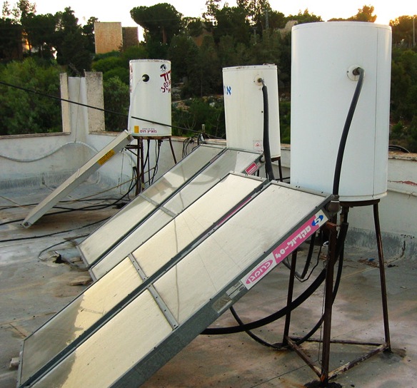 Israeli solar water heaters