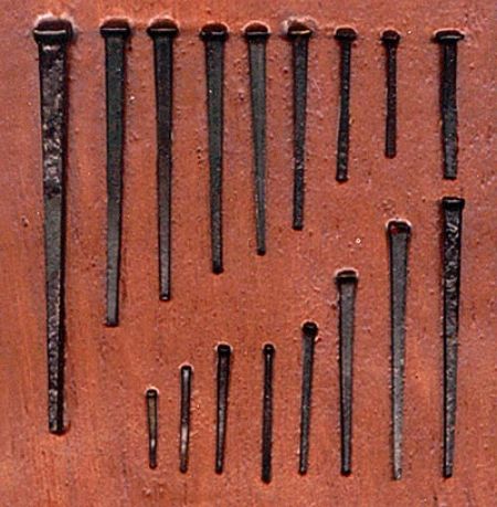 Crude, square nails may be hundreds of years old