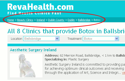 Image taken from WhatClinic.com