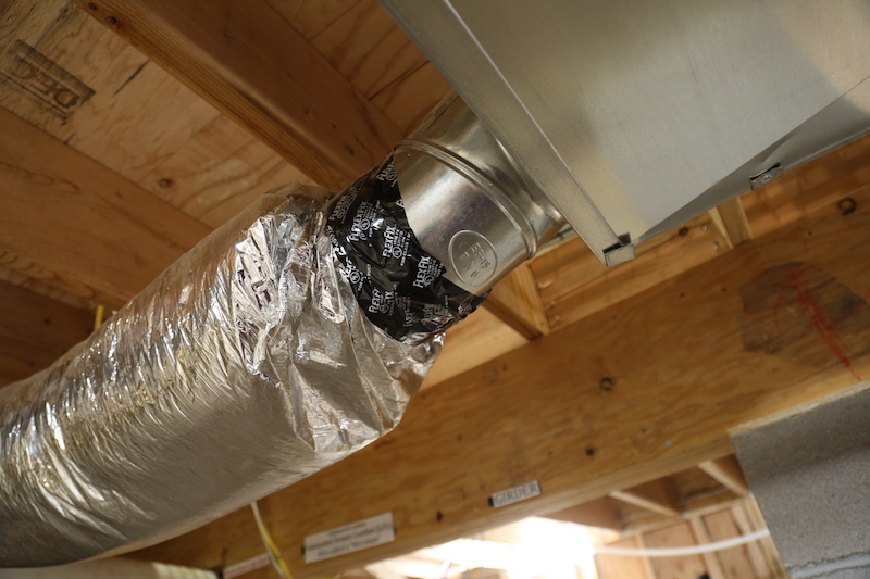 Fastened, Sealed, and Supported Ducts